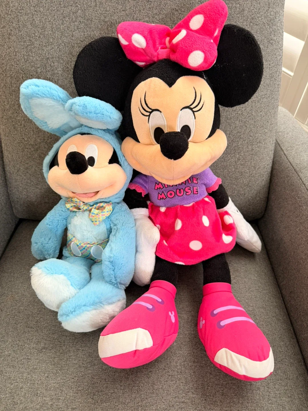 $15 for both! Disney Mickey Mouse and Minnie Mouse Plush