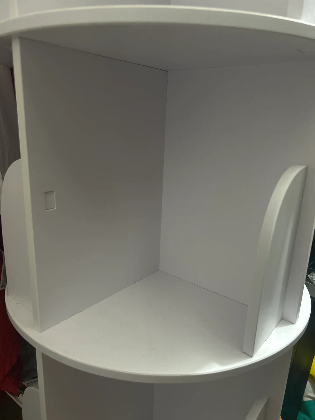 White Rotating Shelf - photo 2