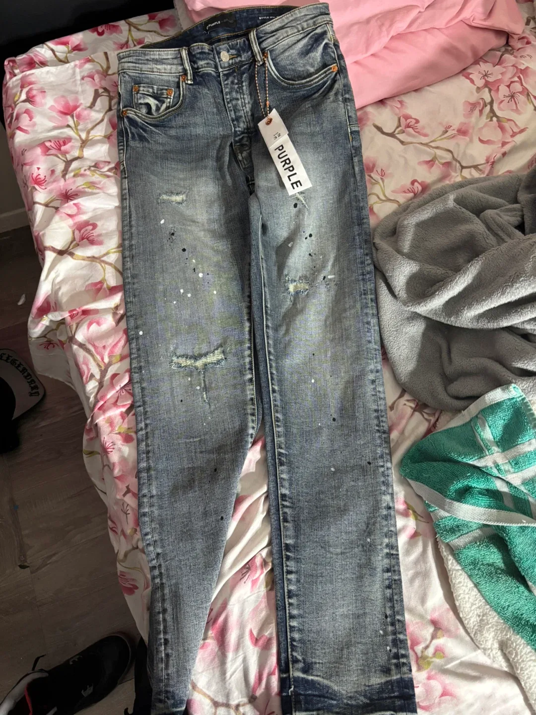 Purple Brand Distressed Denim Jeans