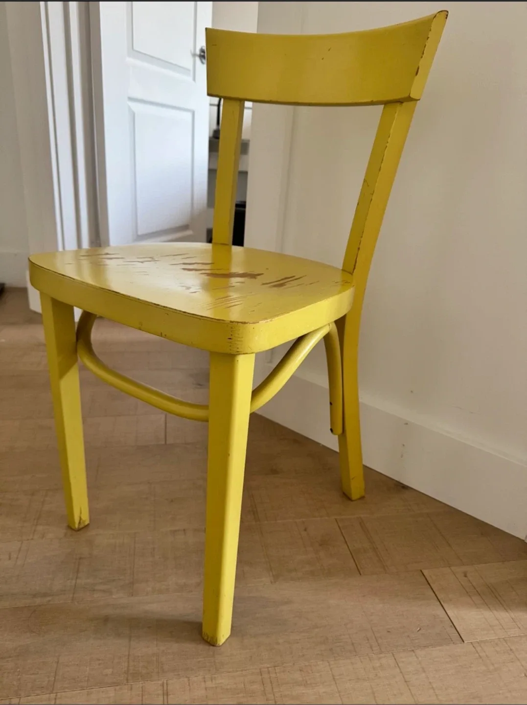 FREE Yellow Wooden Chair