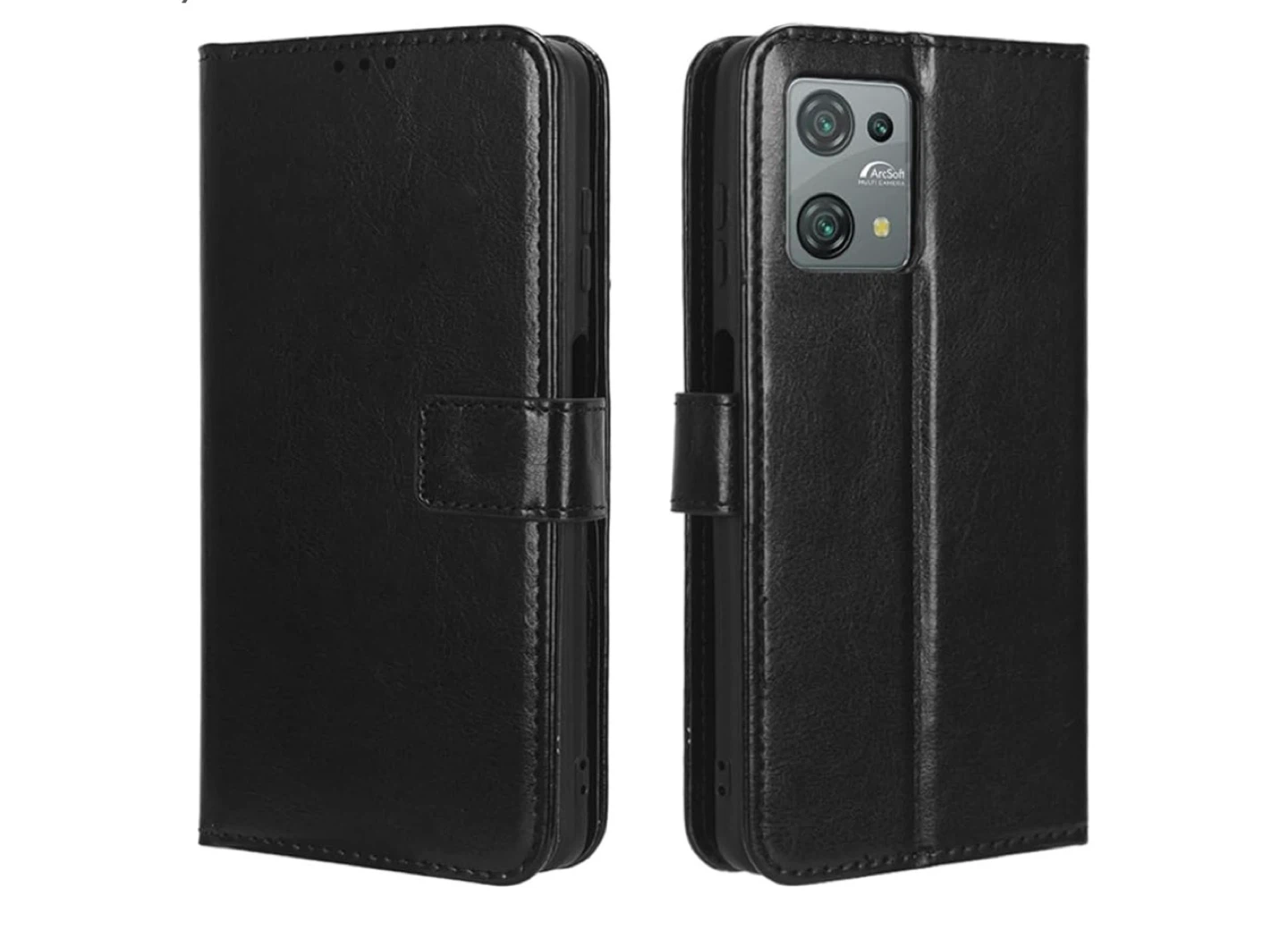 Black Leather Wallet Phone Case - photo 5