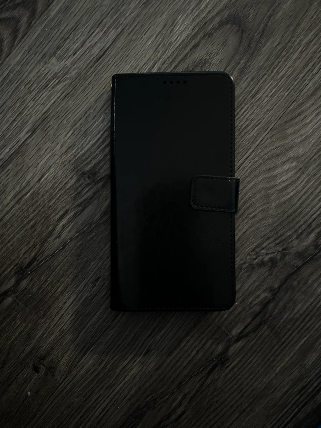 Black Leather Wallet Phone Case