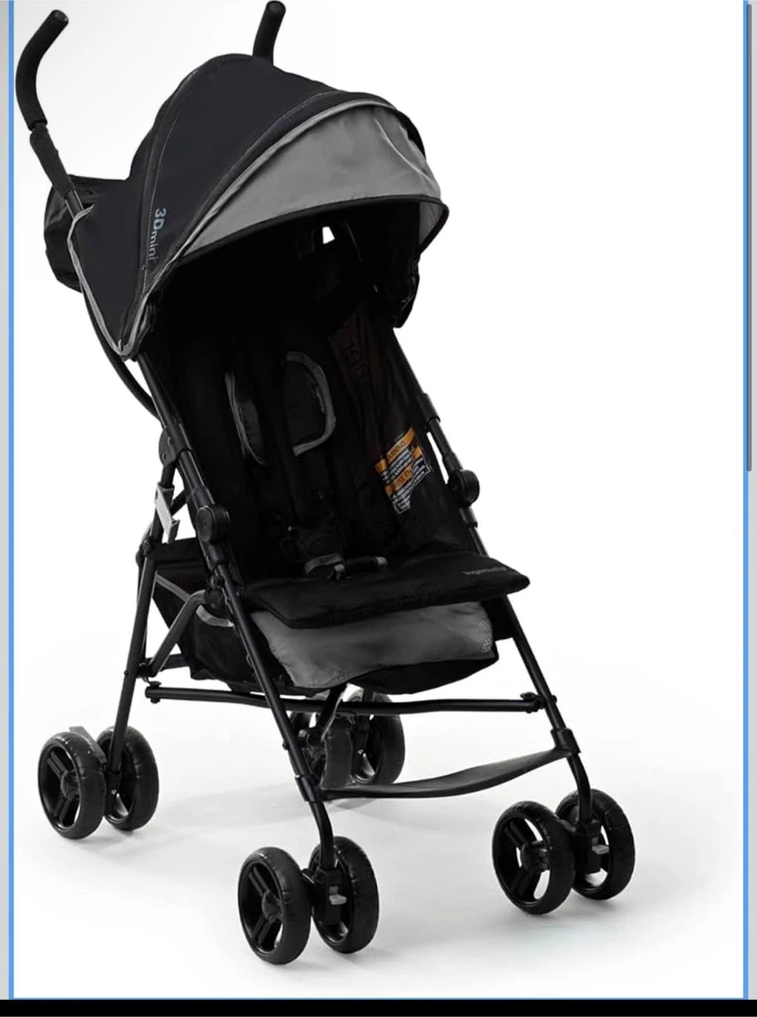 Summer Infant 3Dmini Convenience Stroller - Black