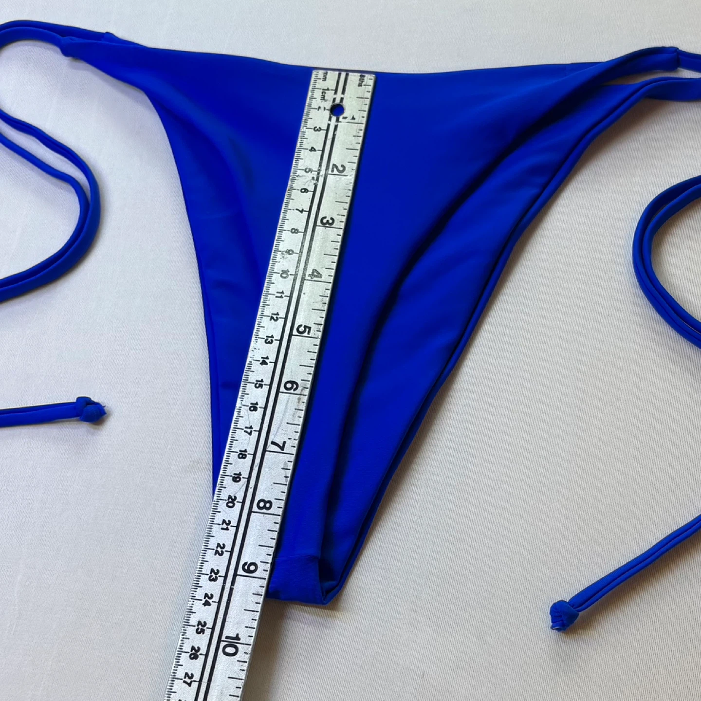 Kepblom Royal Blue Side Tie Bikini Swimsuit Thong Swim Bottom XL - photo 4