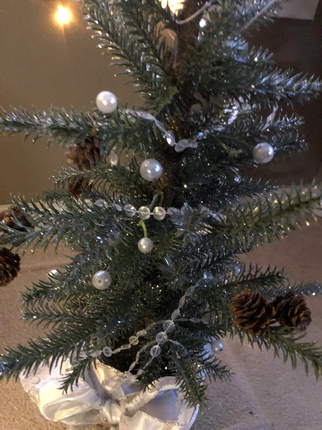 REALISTIC Decorated Christmas Tree in Terracotta Pot image indicator(5)