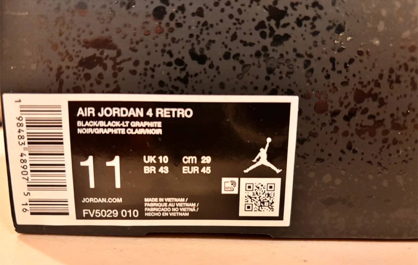 Nike Air Jordan 4 Retro Black Cat 2025 Size 11 image indicator(6)