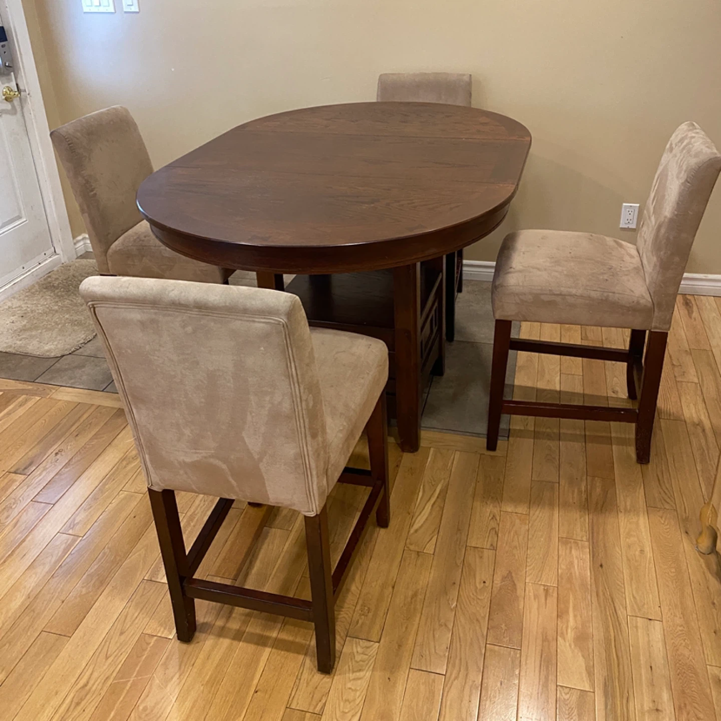 Solid Wood Counter-Height Extendable Dining Set (CAN DELIVER) - photo 2