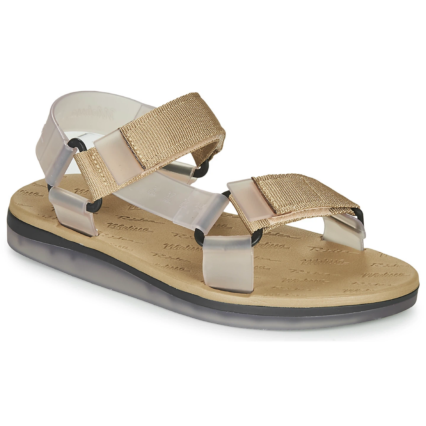 BRAND NEW Melissa Papete + Rider Sandals Women’s US 7 — Taupe