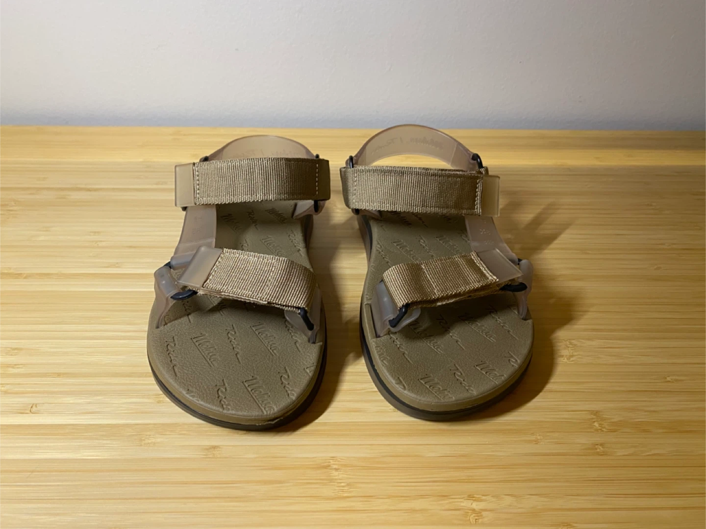 BRAND NEW Melissa Papete + Rider Sandals Women’s US 7 — Taupe - photo 4