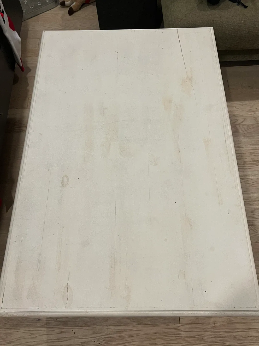 Rustic Coffee Table - Cream & Dark Wood image indicator(2)