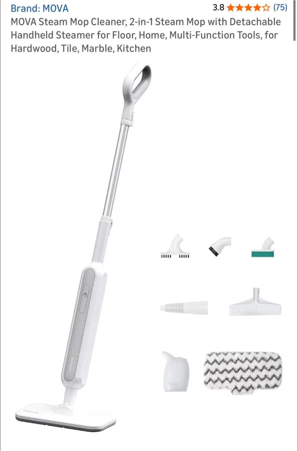 MOVA 2-in-1 Steam Mop Cleaner