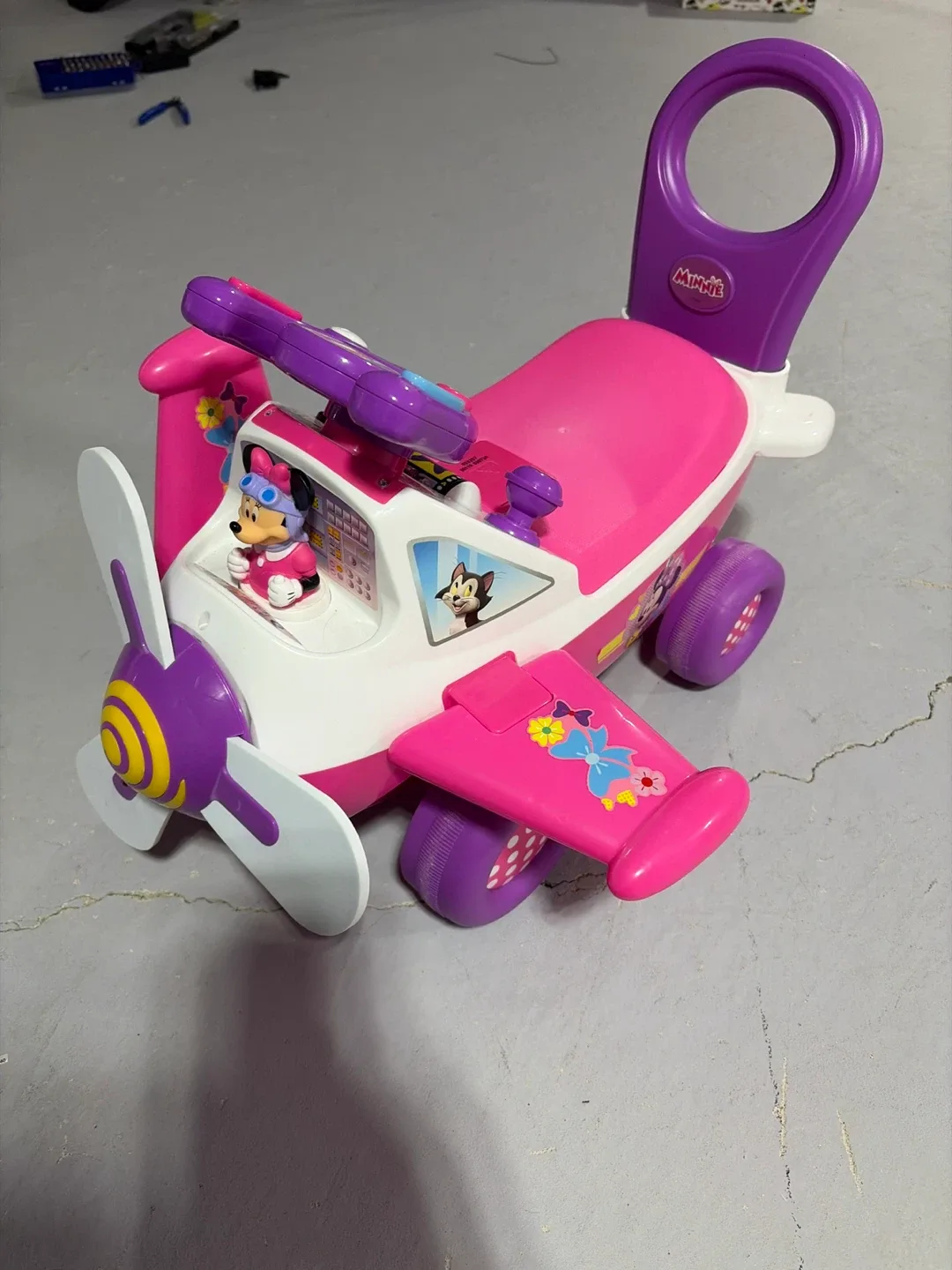 Minnie Mouse Airplane Ride-On Toy