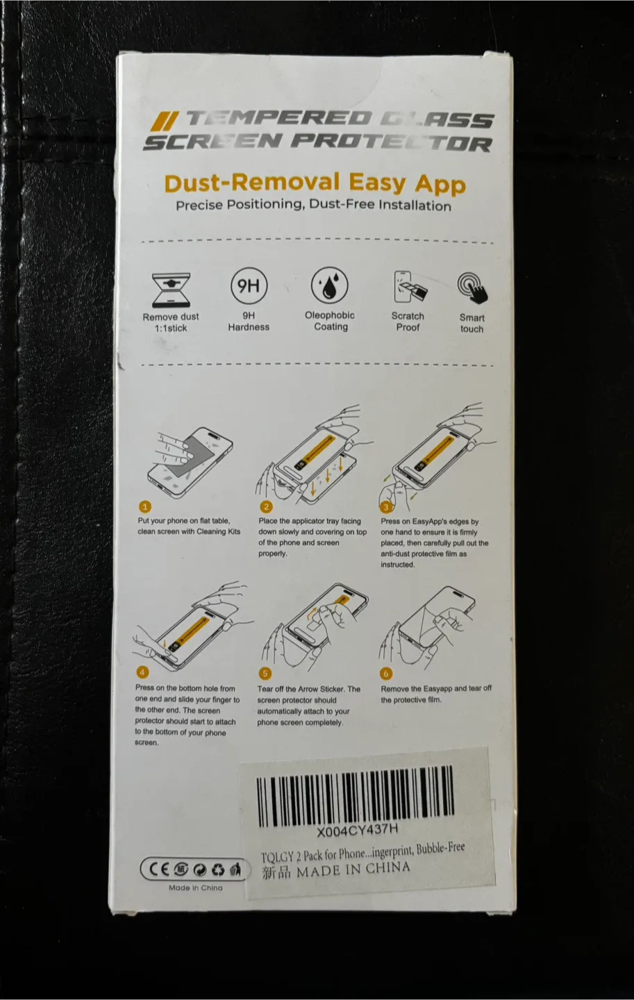 Tempered Glass Screen Protector for iPhone 16 Pro image indicator(2)