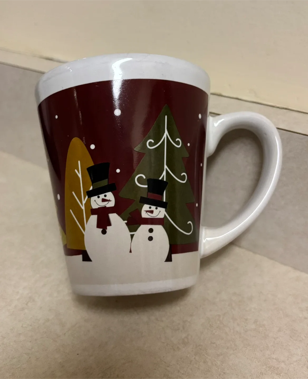 Snowman Christmas Mug image indicator(2)