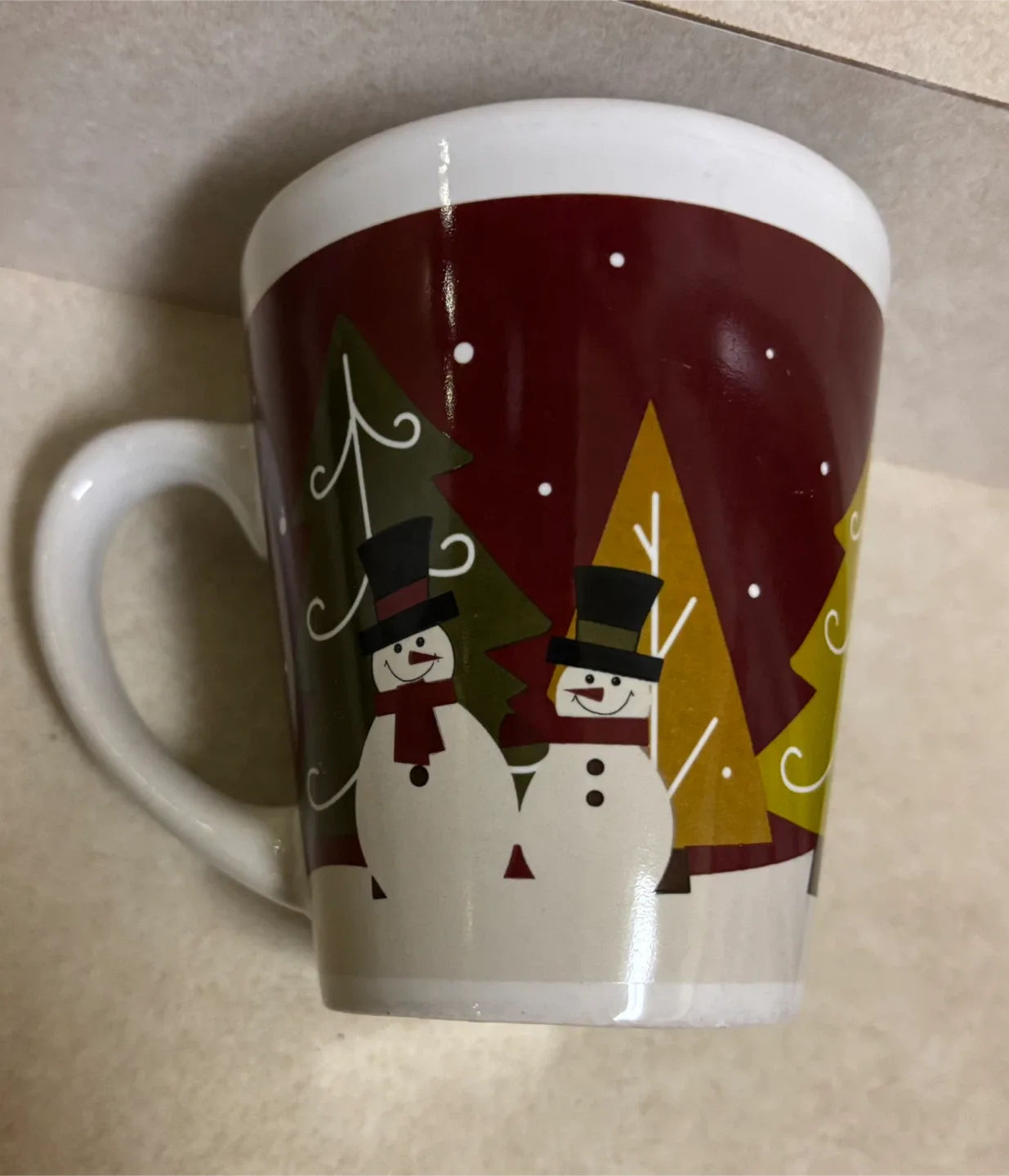 Snowman Christmas Mug