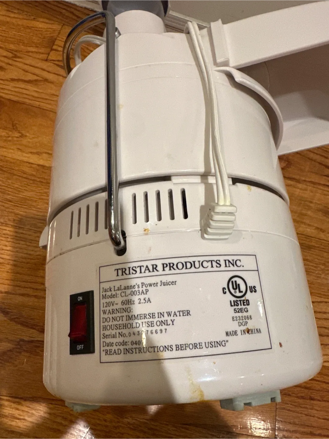 Jack LaLanne's Power Juicer by Tristar image indicator(3)