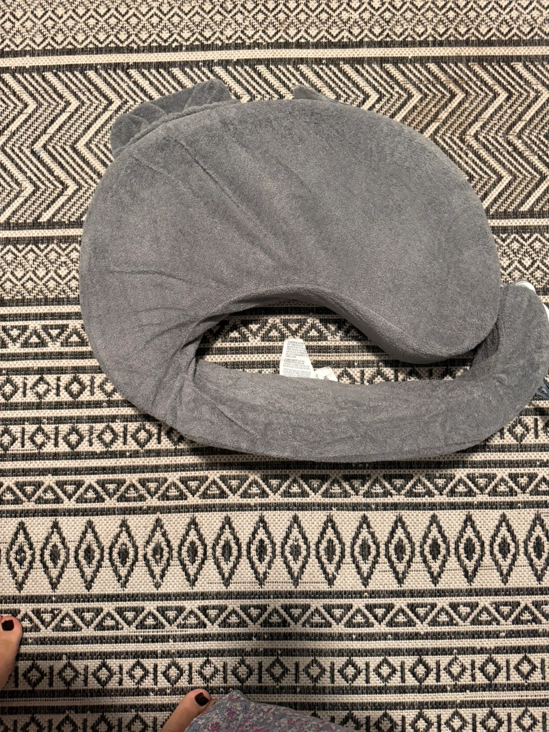 Gray Boppy Pillow