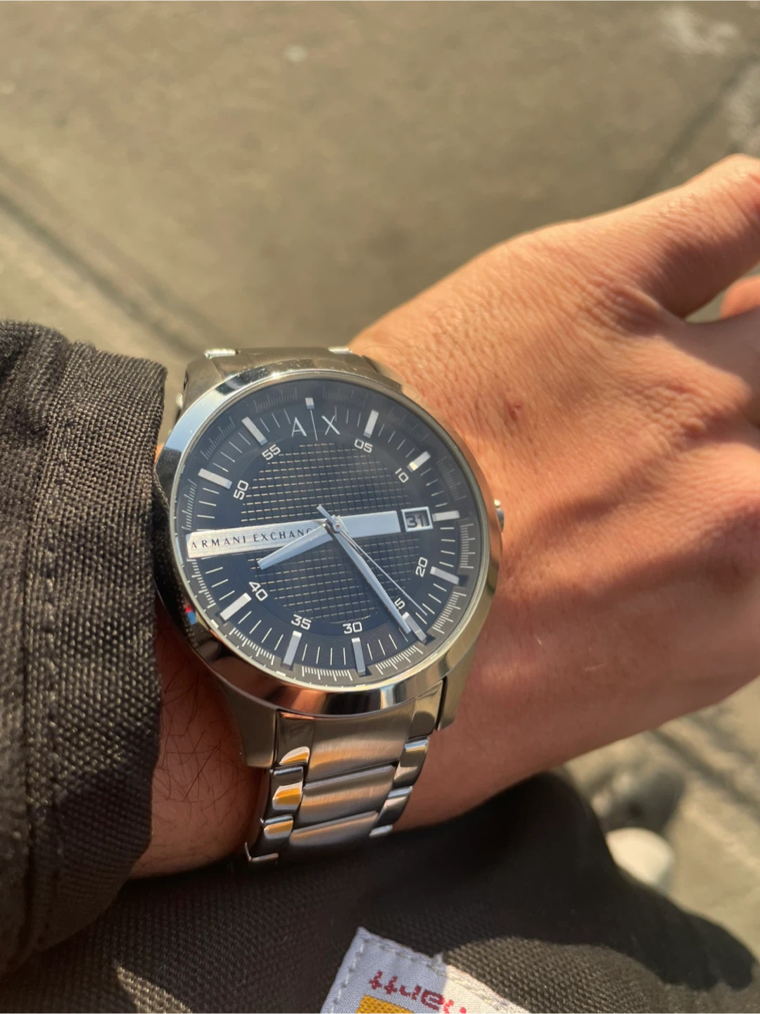 Armani Exchange Silver Watch
