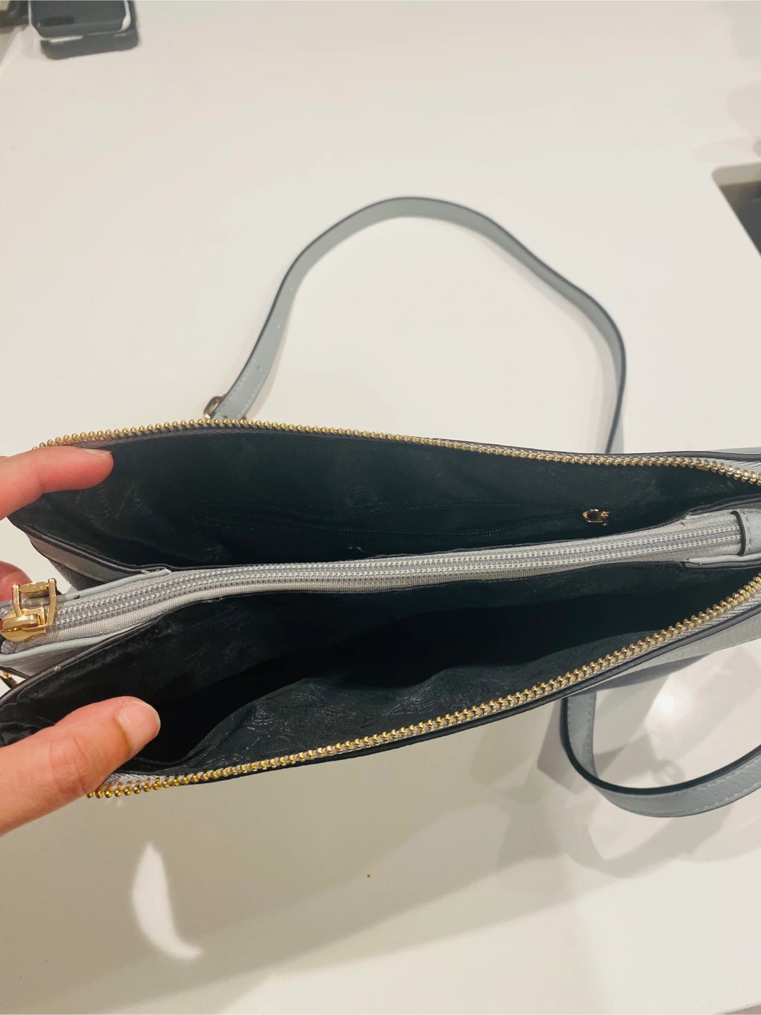 Dune London Navy & Grey Crossbody Bag - photo 4