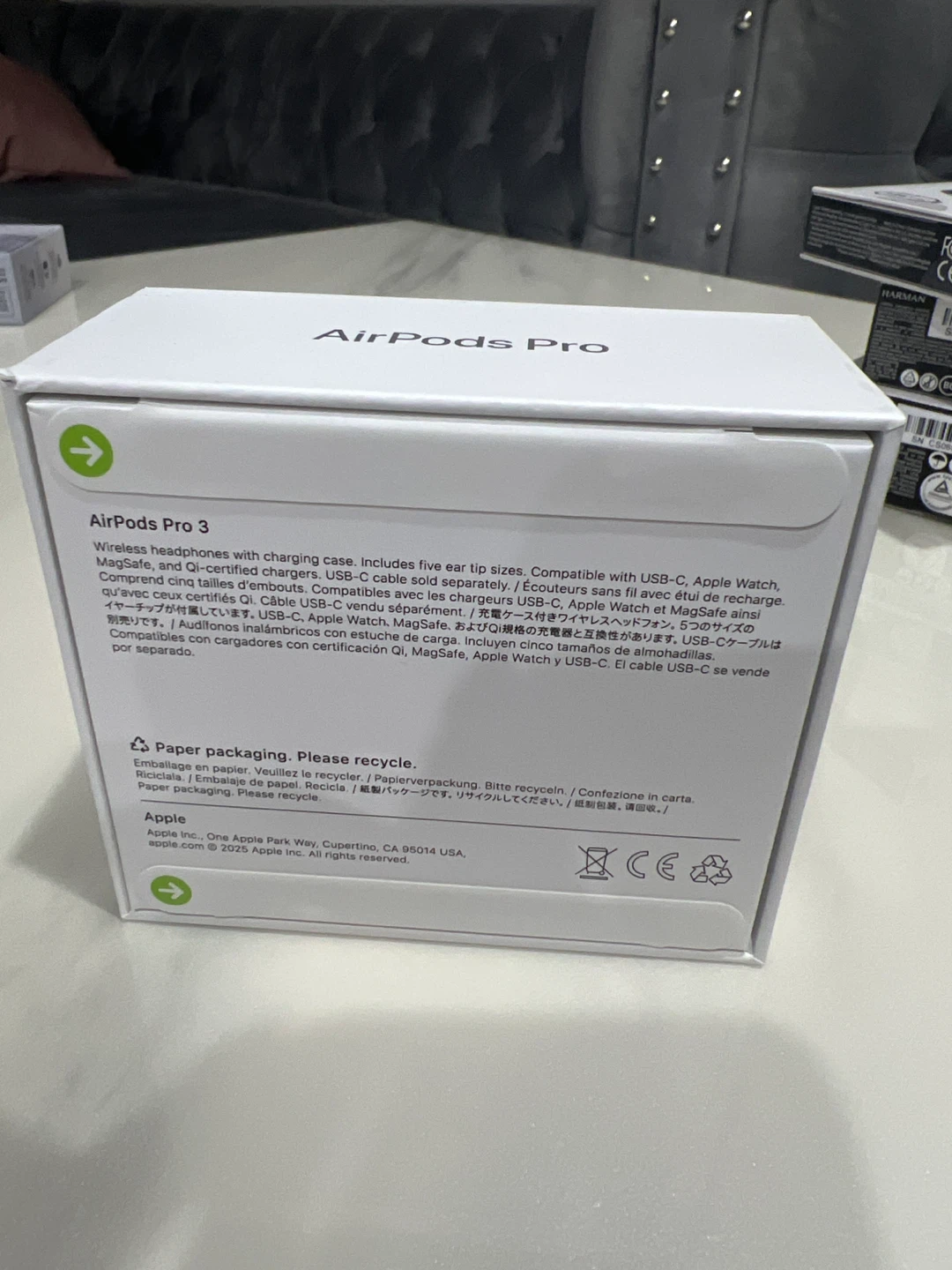 New Apple AirPods Pro 3 with Box - photo 3