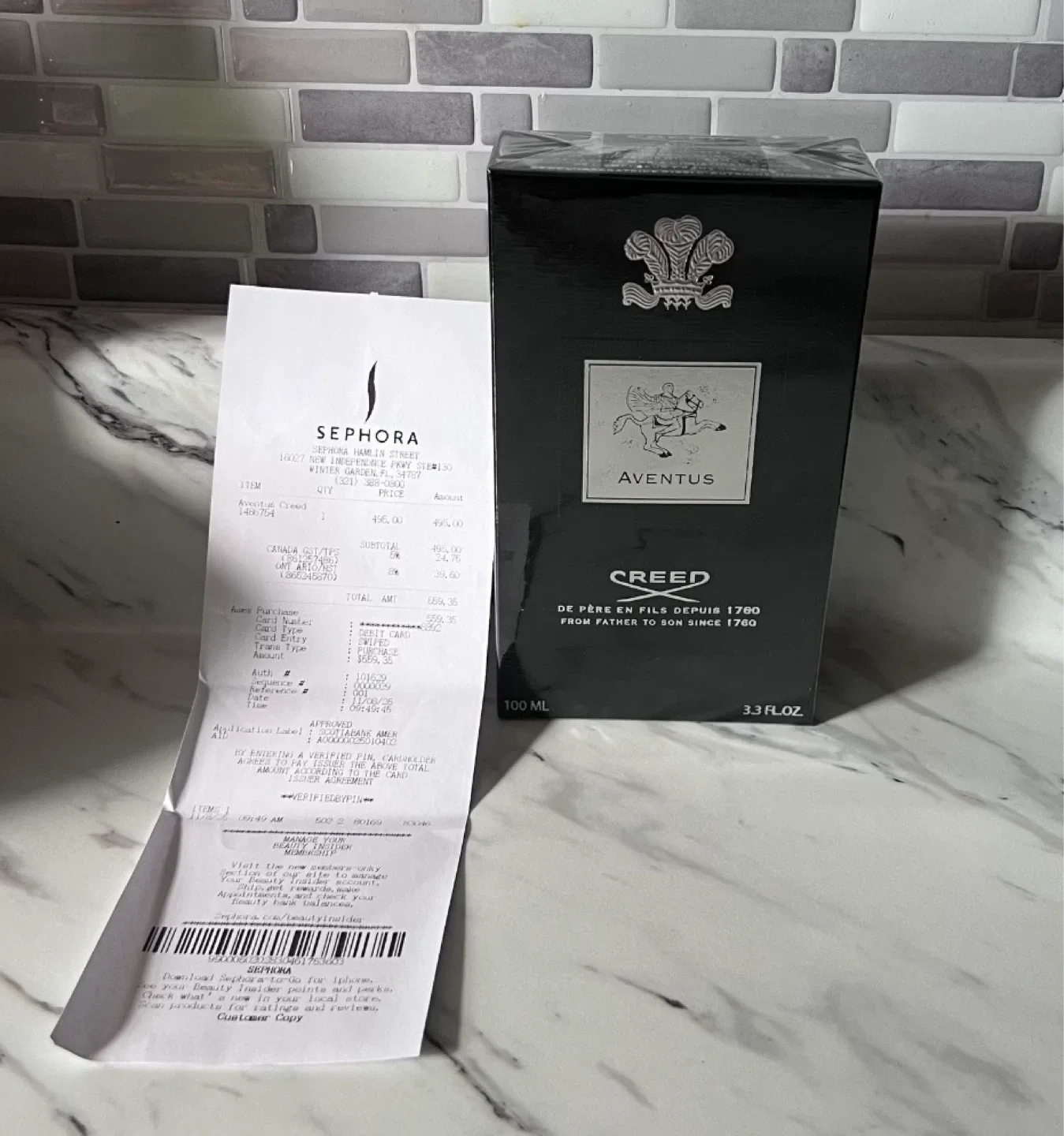 Creed Aventus 100ml Eau de Parfum - New in Box!