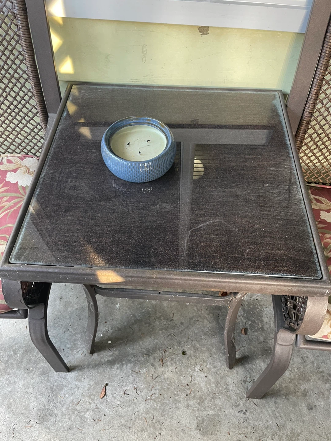 Outdoor Patio Set with Cushions & Glass Table - photo 4