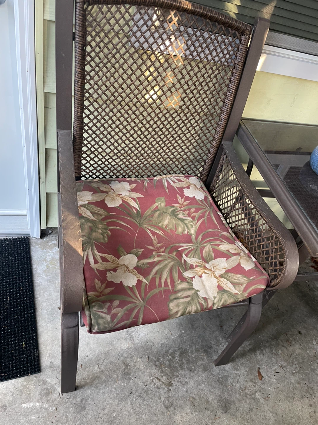 Outdoor Patio Set with Cushions & Glass Table - photo 2