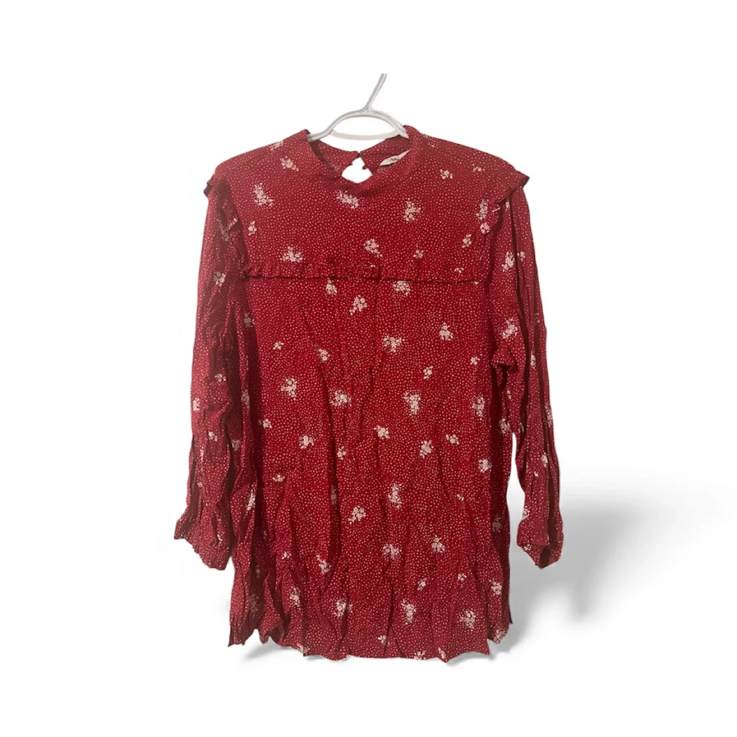Reitmans Red Floral Blouse - Size XL