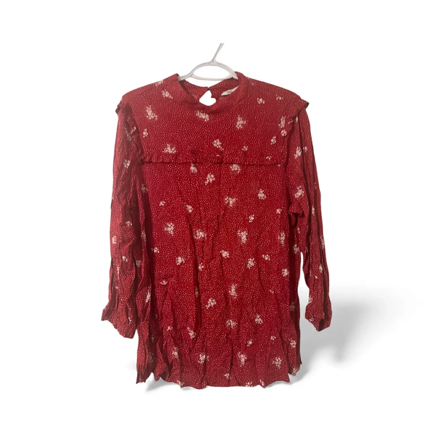Reitmans Red Floral Blouse - Size XL image indicator(2)