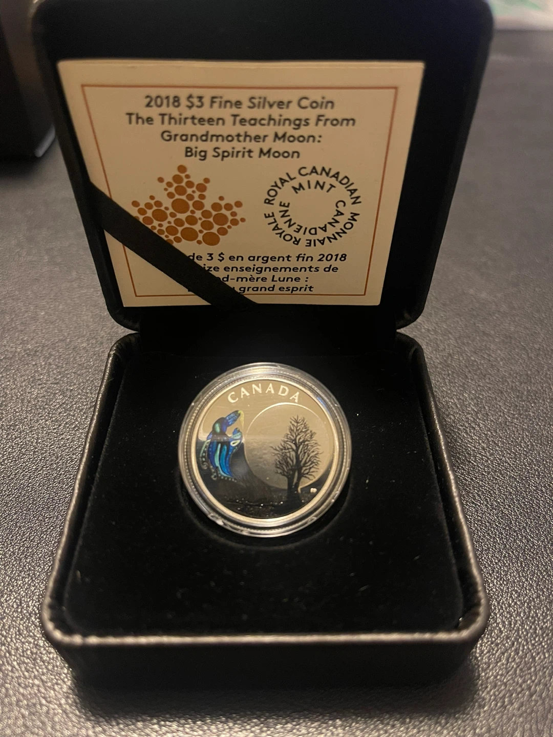 2018 $3 Fine Silver Coin - Big Sprit Moon - photo 3