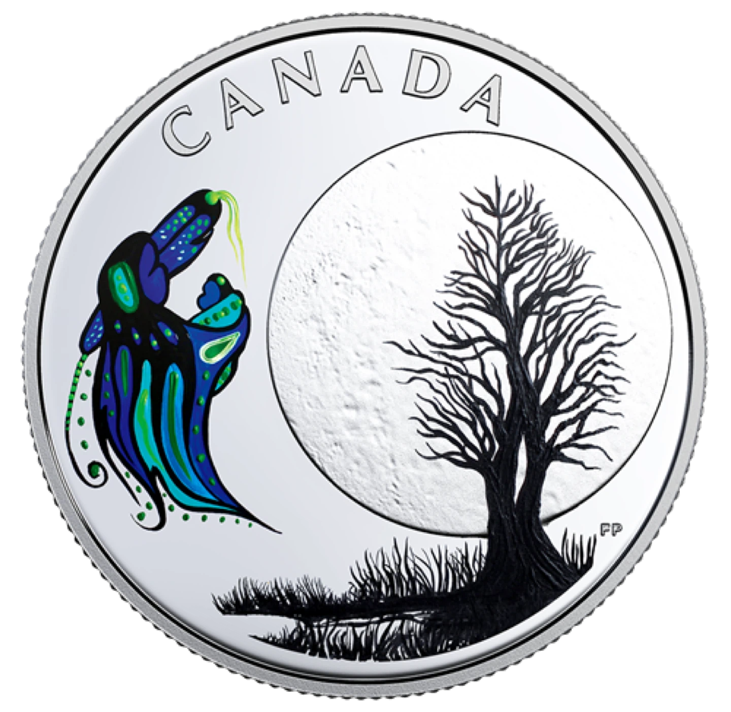 2018 $3 Fine Silver Coin - Big Sprit Moon