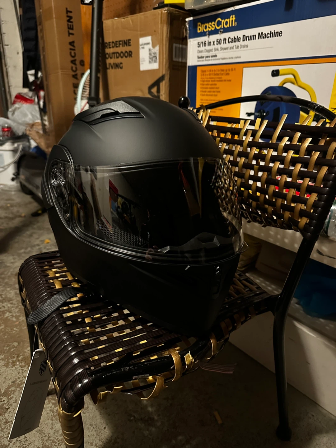 ILM Helmet With Rear Light Size Medium