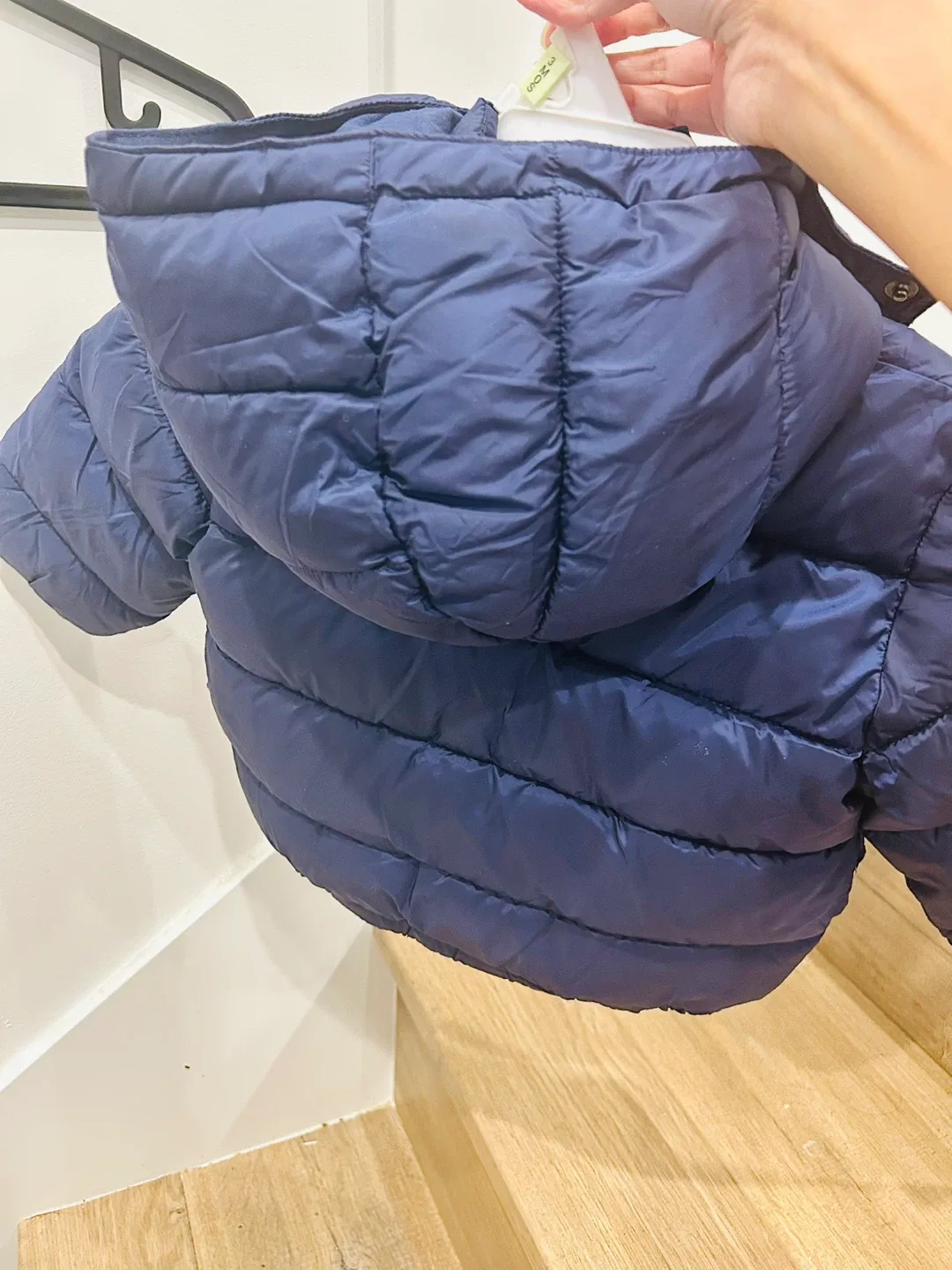 Moschino Kids S.r.l. Blue Puffer Jacket, Size 6-9 Months image indicator(5)