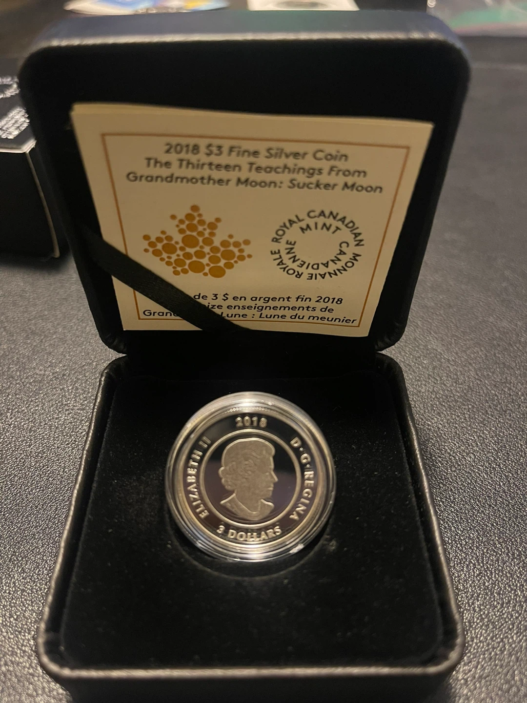 2018 $3 Fine Silver Coin (Sucker Moon) - photo 4