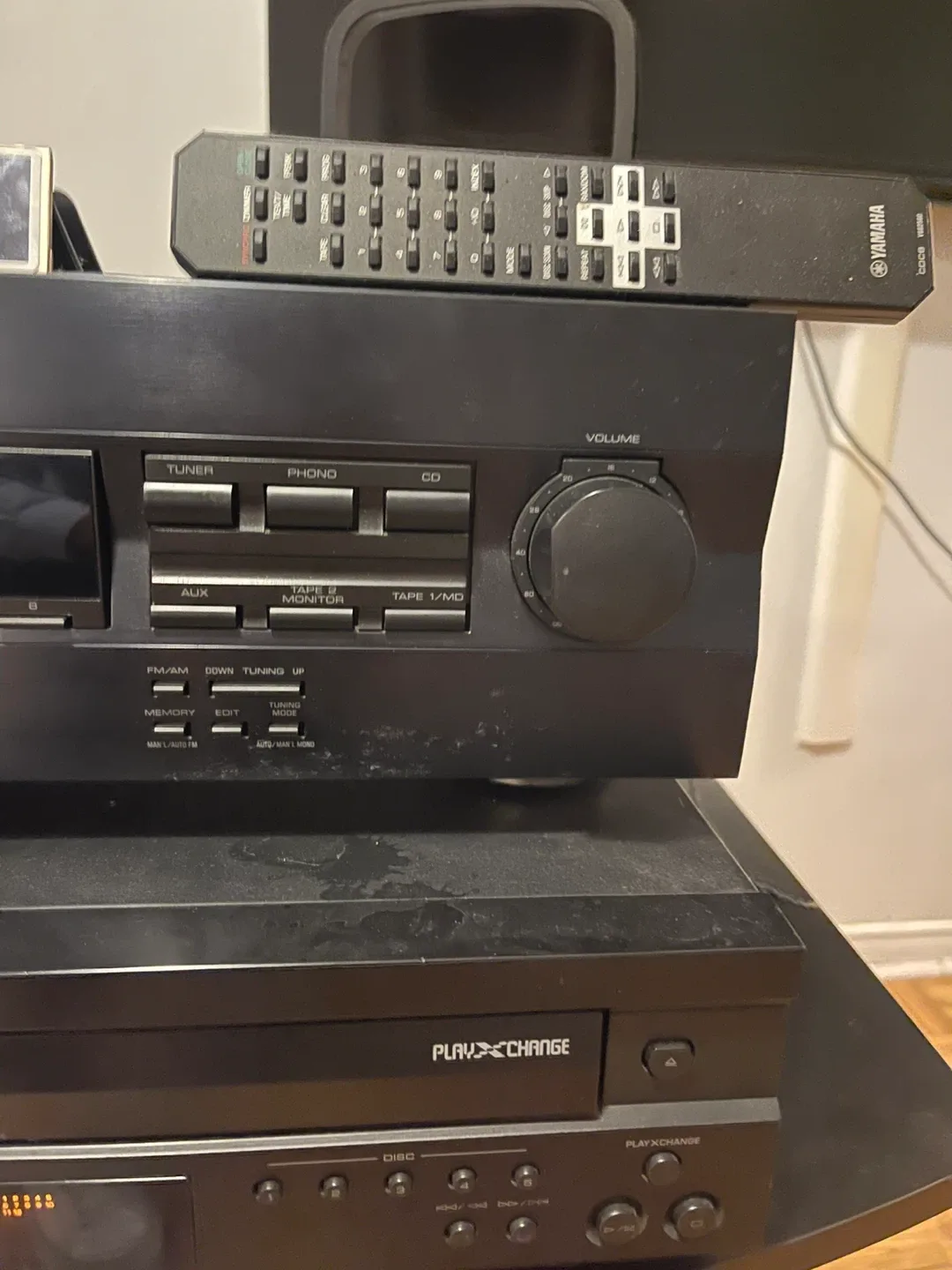 Yamaha RX-396 Stereo Receiver & CDC-565 CD Player