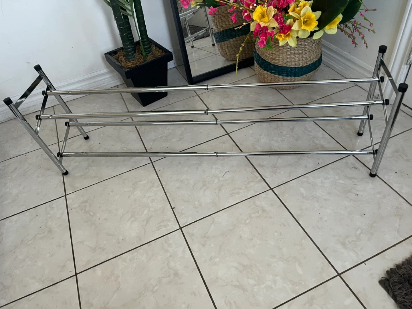 Shoe Rack - Chrome Finish image indicator(5)