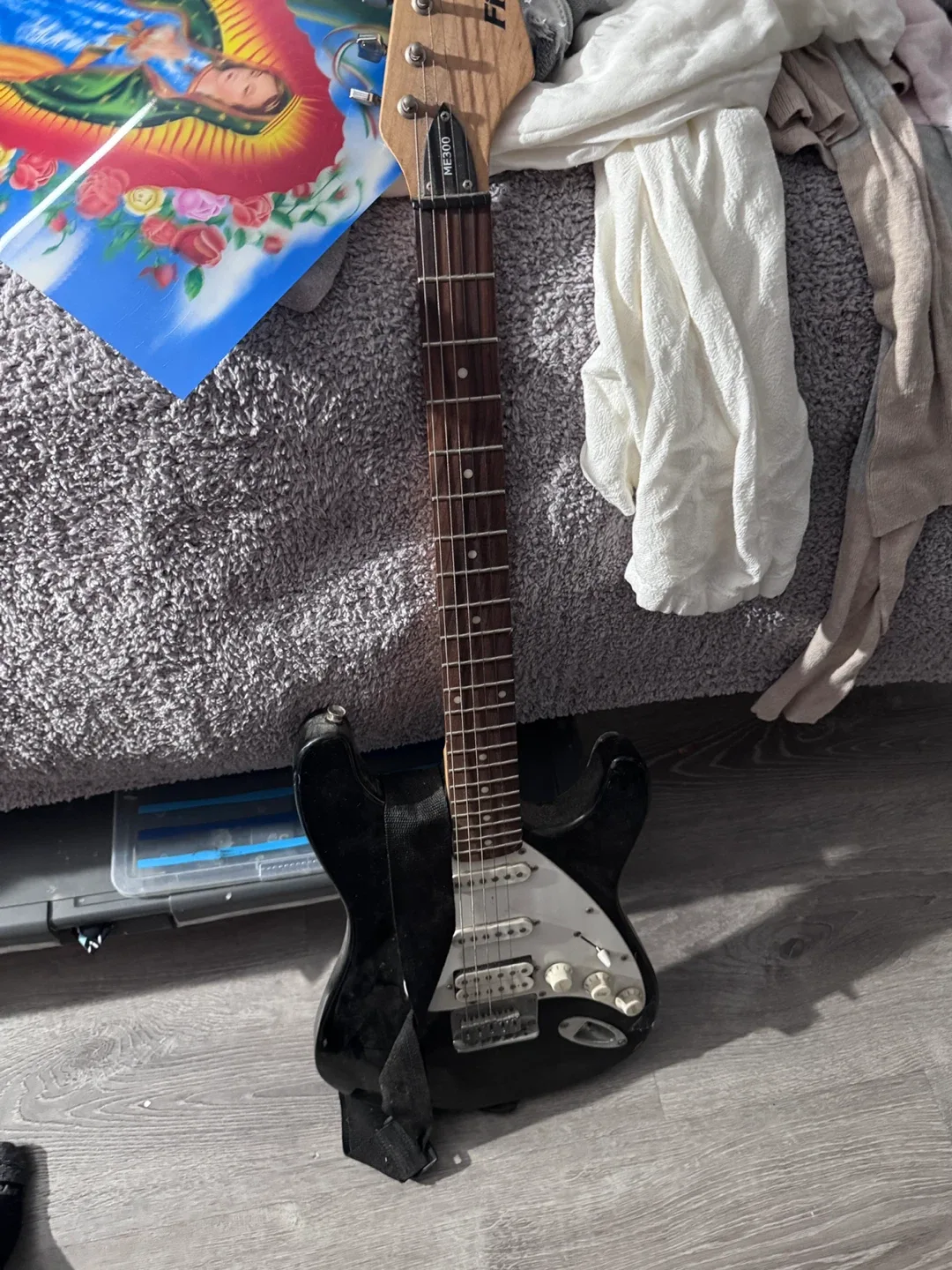 First Act ME190 Black Electric Guitar