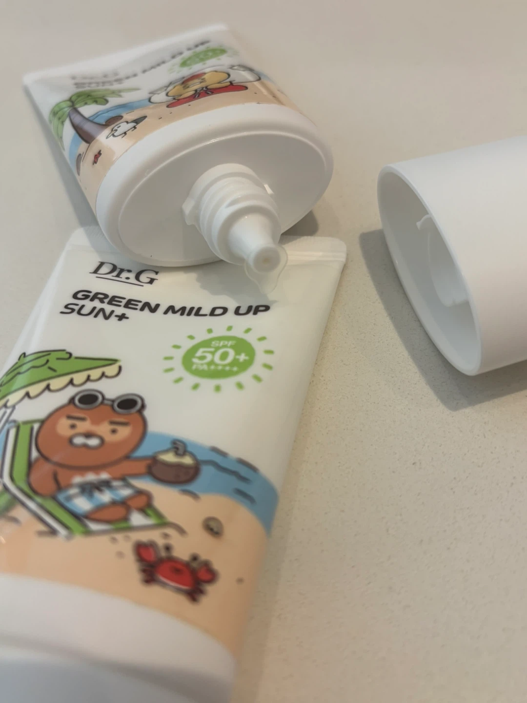 Dr.G Green Mild Up Sun+ SPF50+ 50mL*2 (Total 100mL) - photo 2