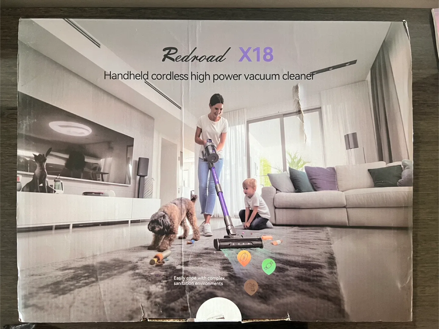 Redroad X18 Handheld Cordless Vacuum - Purple