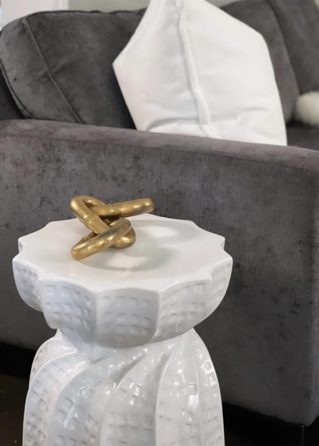 Ceramic Accent Table