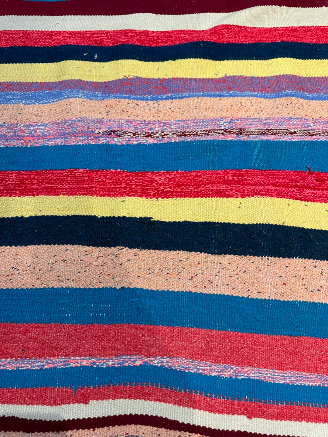 Colorful Striped Area Rug - 71" x 47" - photo 4