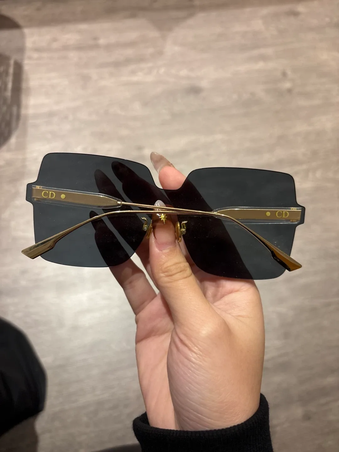 Dior Black & Gold Sunglasses