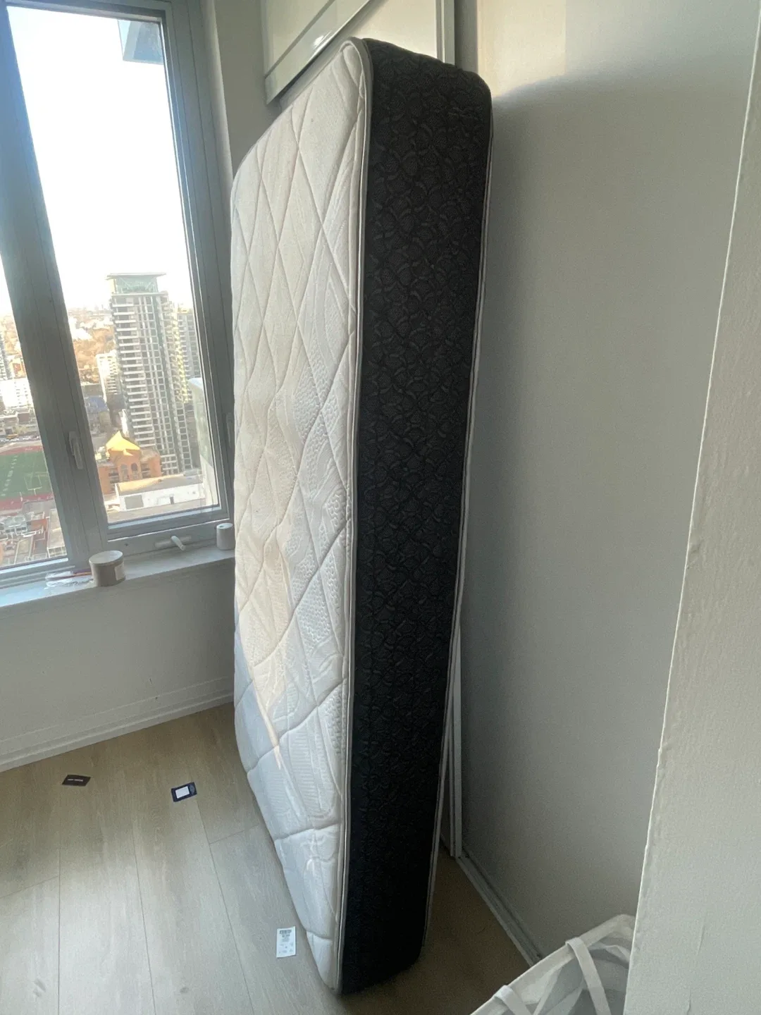 Twin Size Bed Frame and Mattress image indicator(4)