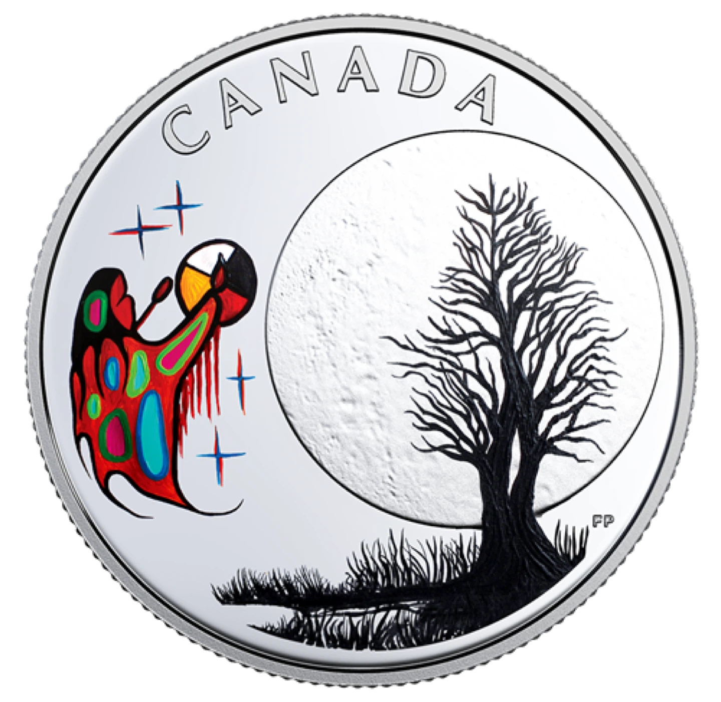2018 $3 Fine Silver Coin (Freezing Moon)