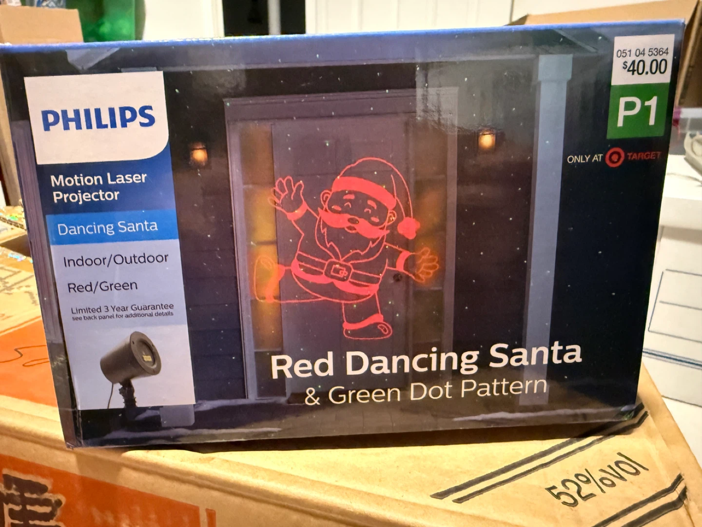 Philips Motion Laser Projector - Dancing Santa