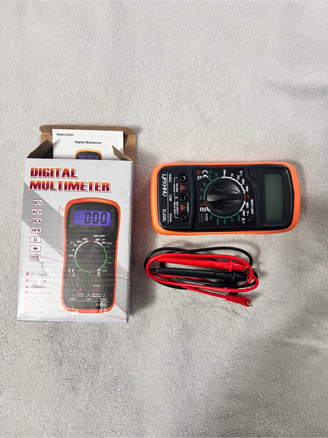 LIPXHHU XL830L Digital Multimeter - Like New! - photo 2