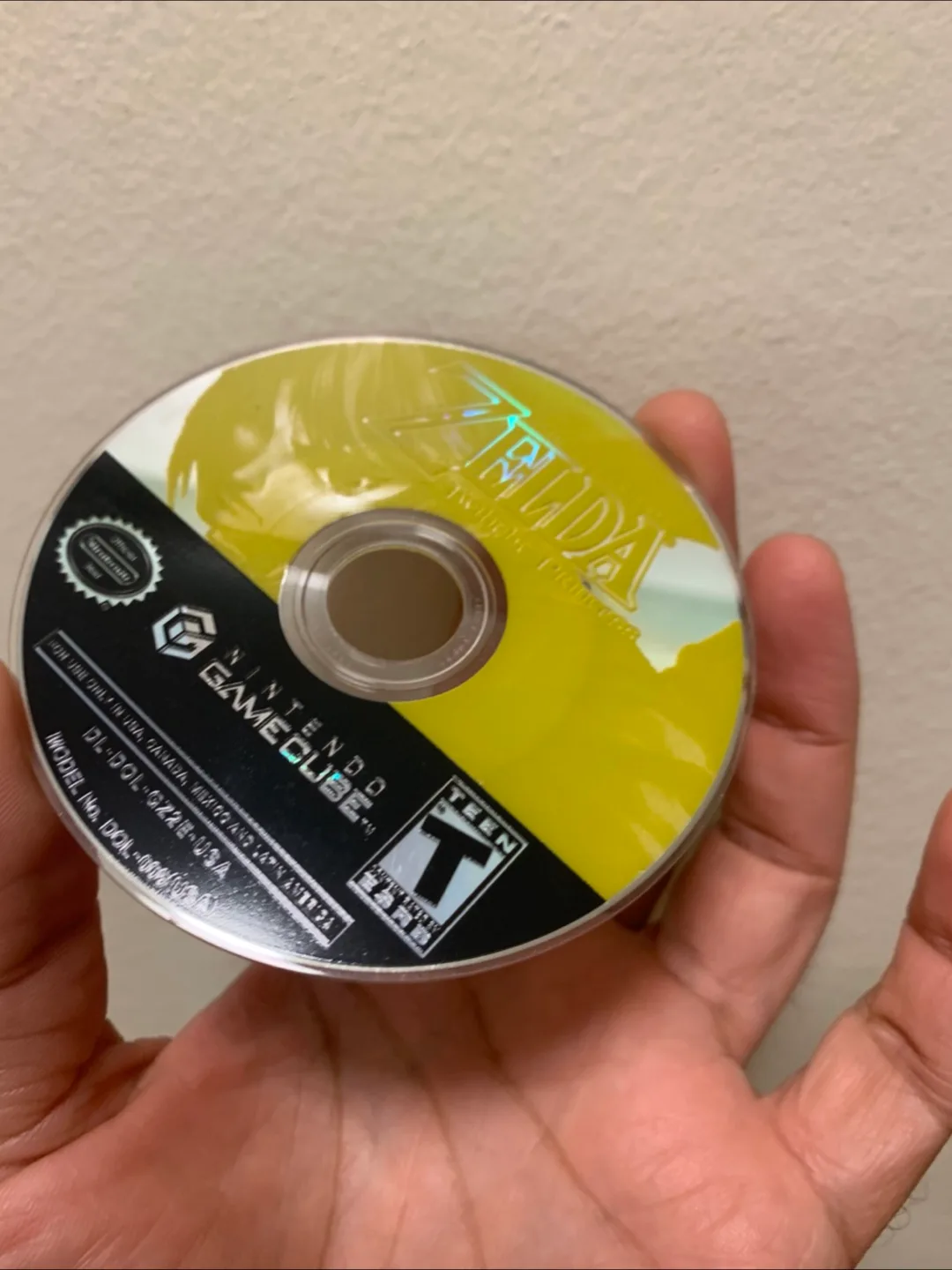 Zelda Twilight Princess GameCube Disc