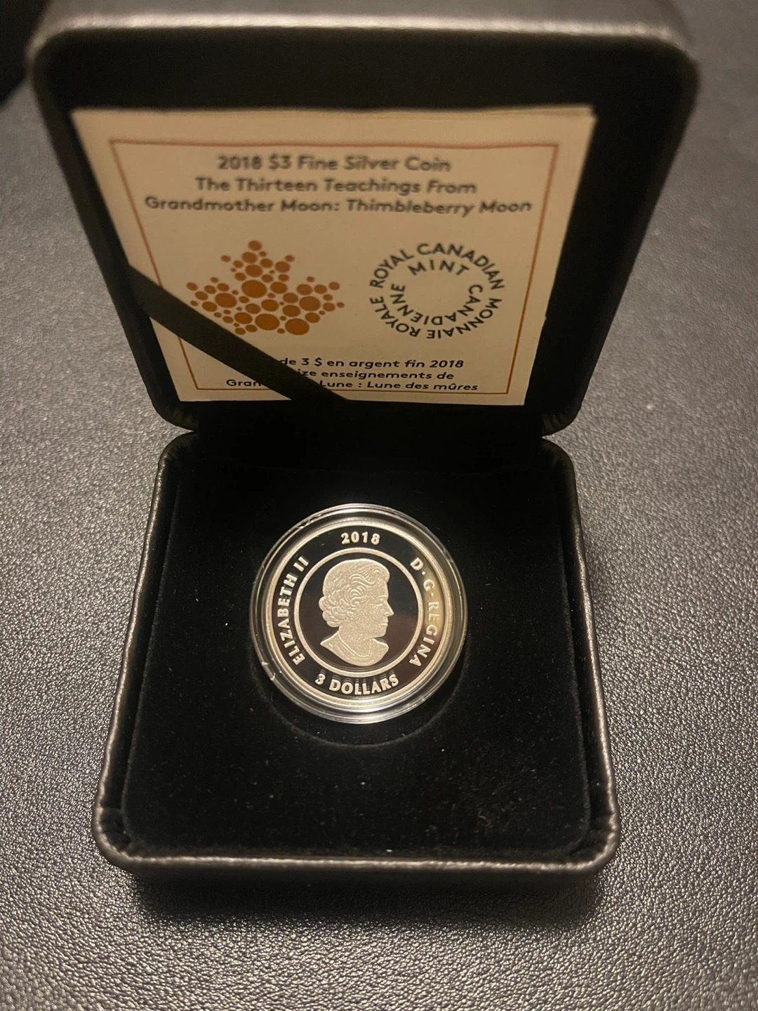 2018 $3 Fine Silver Coin - Grandmother Moon - photo 4