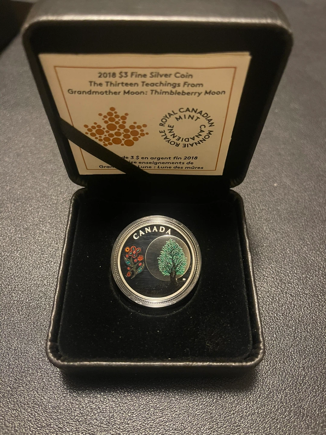 2018 $3 Fine Silver Coin - Grandmother Moon - photo 3