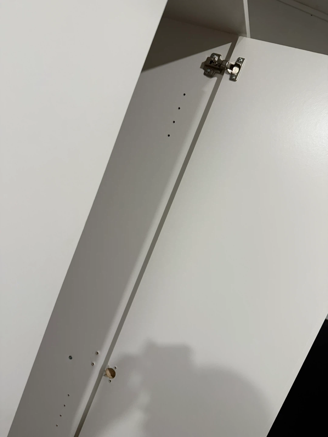White IKEA Wardrobe with Shelves - photo 5